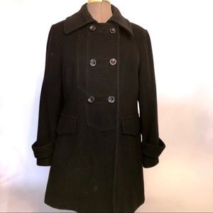 Double breasted peacoat